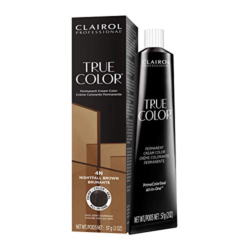 Clairol Professional TRUE COLOR Permanent Cream Color 4N Nightfal...