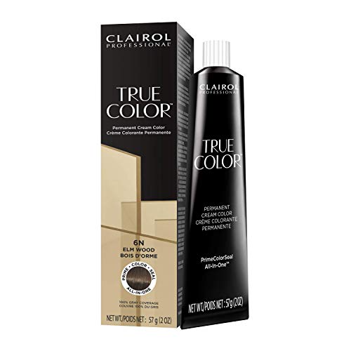 Clairol Professional TRUE COLOR Permanent Cream Color 6N Elm Wood
