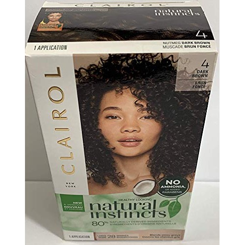 Clairol # 4/28 Natural Instincts Dark Brown # 4/28 1 Kit