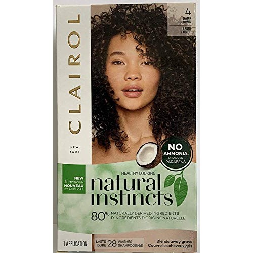 Clairol # 4/28 Natural Instincts Dark Brown # 4/28 1 Kit