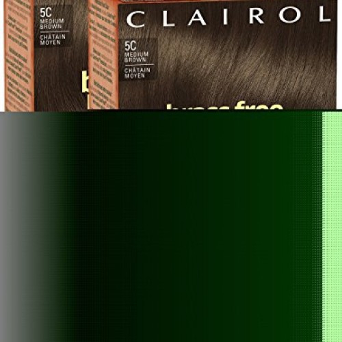 Clairol Natural Instincts, 5C, Brass Free Med Brown, 2 pk