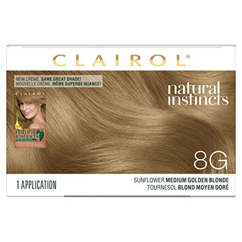 Clairol Natural Instincts Hair Color, 8G Medium Golden Blonde 1...