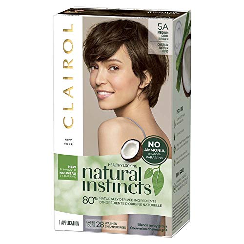 Clairol Natural Instincts Hair Color, Medium Cool Brown 5A 1 ea