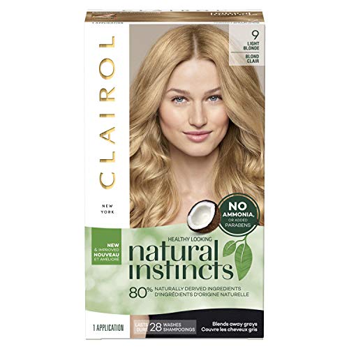 Clairol Natural Instincts Non-Permanent Color, 09 Light Blonde 1 ...