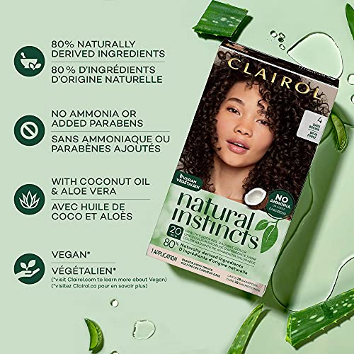 Clairol Natural Instincts Semi-Permanent Hair Color, 6 Light Brow...