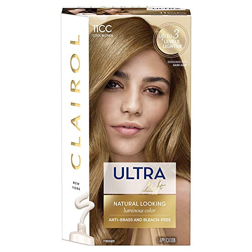 Clairol Nicen Easy Ultra Lift Permanent Hair Dye, 11CC Cool Blon...
