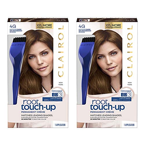 Clairol Root Touch-Up Permanent Hair Dye, 4G Dark Golden Brown Ha...