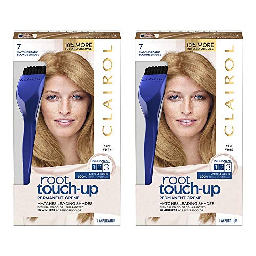Clairol Root Touch-Up Permanent Hair Dye, 7 Dark Blonde Hair Colo...