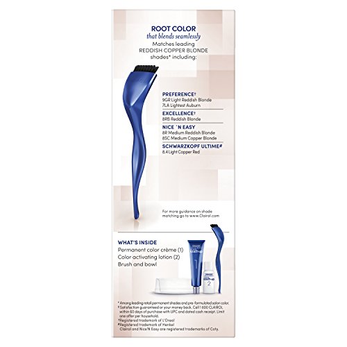 Clairol Root Touch-Up Permanent Hair Dye, 8R Medium Reddish Coppe...