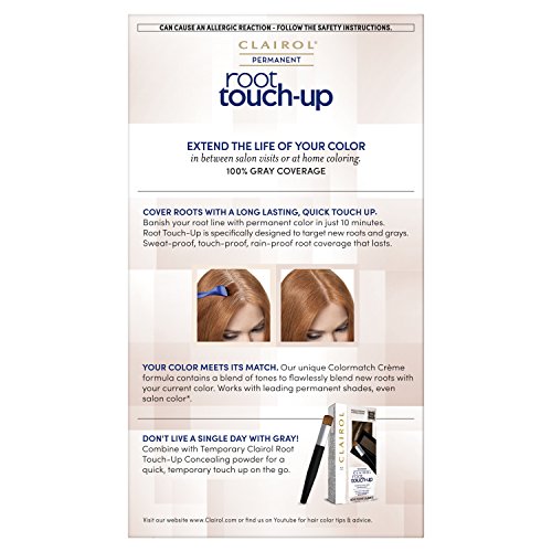Clairol Root Touch-Up Permanent Hair Dye, 8R Medium Reddish Coppe...