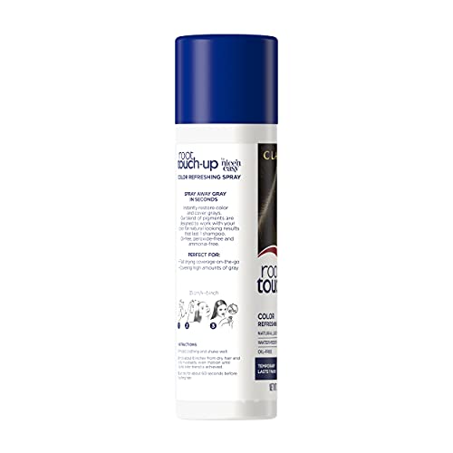 Clairol Root Touch-Up Temporary Spray, Dark Brown Hair Color, 1 C...