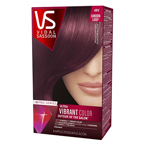 Vidal Sassoon Pro Series London Luxe Hair Color Kit, 4RV Mayfair ...