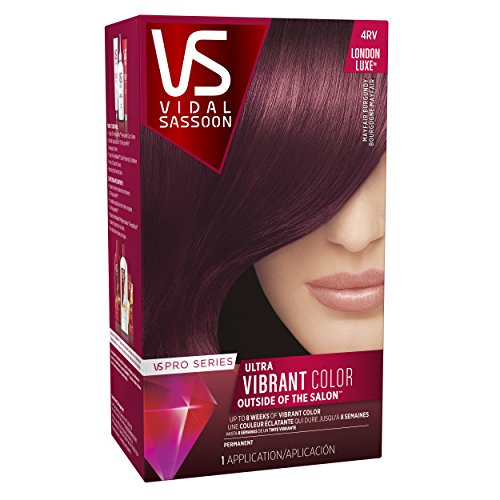 Vidal Sassoon Pro Series London Luxe Hair Color Kit, 4RV Mayfair ...