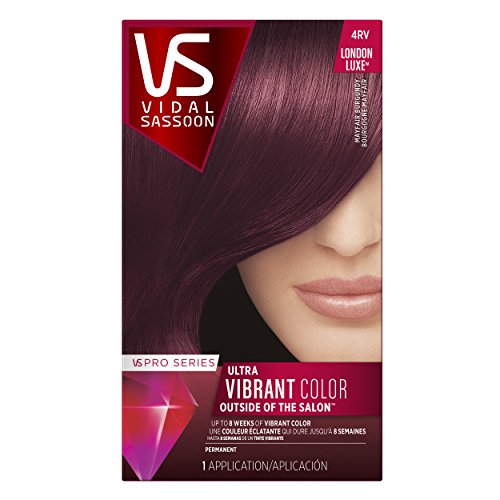 Vidal Sassoon Pro Series London Luxe Hair Color Kit, 4RV Mayfair ...