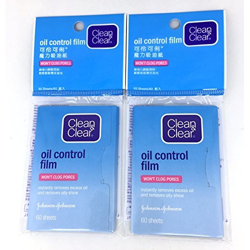 Clean & Clear Oil Control Film Blotting Paper, Oil-absorbing Shee...