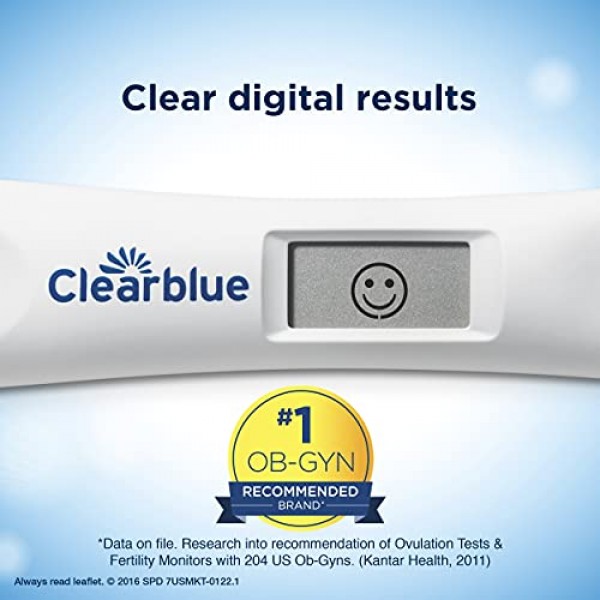 Clearblue Advanced Digital Ovulation Test, Predictor Kit, featuri...