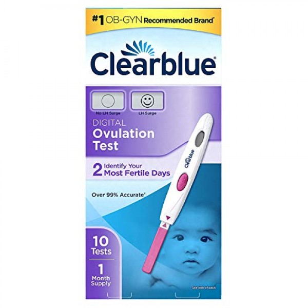 Clearblue Digital Ovulation Predictor Kit, featuring Ovulation Te...