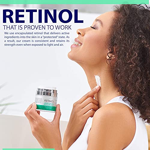Retinol Cream for Face Moisturizer for Women Men Anti Aging Face ...