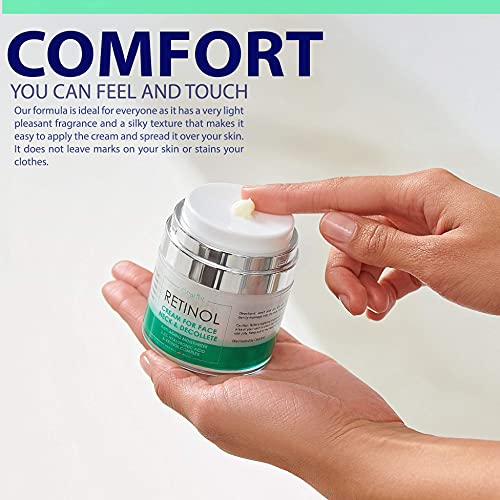 Retinol Cream for Face Moisturizer for Women Men Anti Aging Face ...