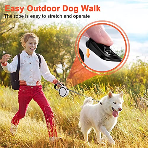Upgraded Retractable Dog Leash, Heavy Duty Pet Walking Leash with...