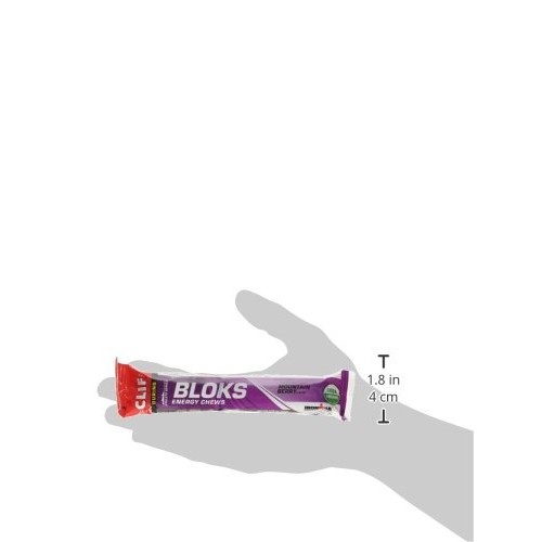 Clif BLOKS - Energy Chews - Mountain Berry - Non-GMO - Plant Base...