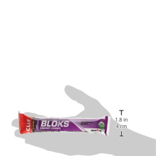 Clif BLOKS - Energy Chews - Mountain Berry - Non-GMO - Plant Base...