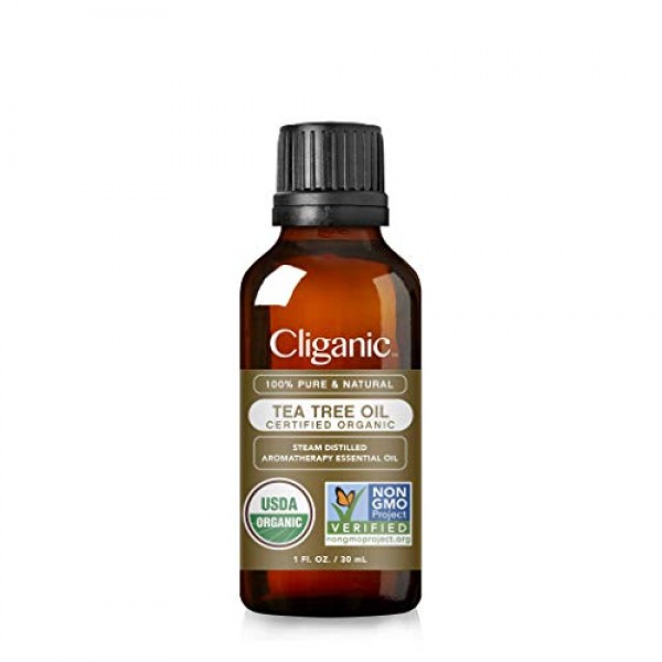 Cliganic Organic Tea Tree Essential Oil, 100% Pure Natural, for A...