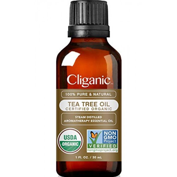 Cliganic Organic Tea Tree Essential Oil, 100% Pure Natural, for A...