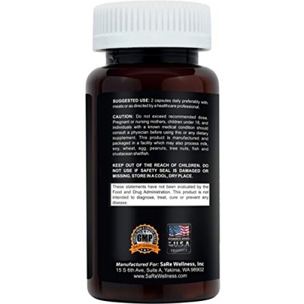 Saw Palmetto Prostate Supplement. Non GMO Superfood Complex with ...