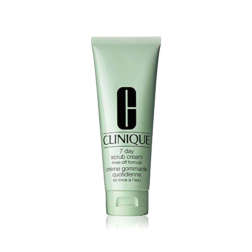 Clinique 7 Day Scrub for Unisex Cream Rinse Off Formula, 3.4 Ounce