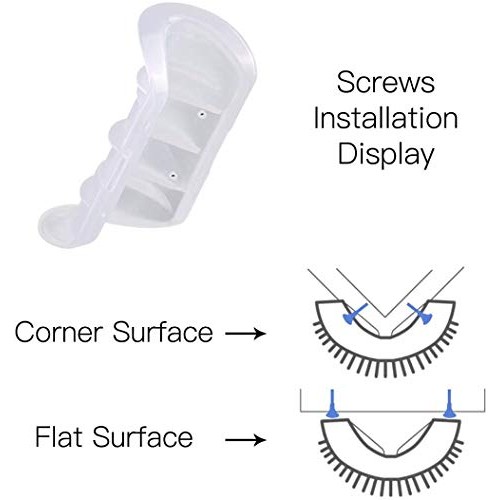 CLKHOWL Cat Self Cleaning, 4 Pack Cat Wall Corner Cleaning Brush ...
