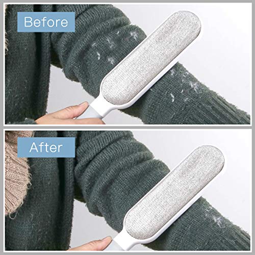 Pet Hair Remover Brush Double-Sided - Fur & Lint Removal Brush wi...