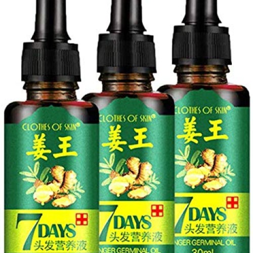 Ginger Germinal Oil 3 PACK,2020 Hair Growth Ginger Essential Oil ...