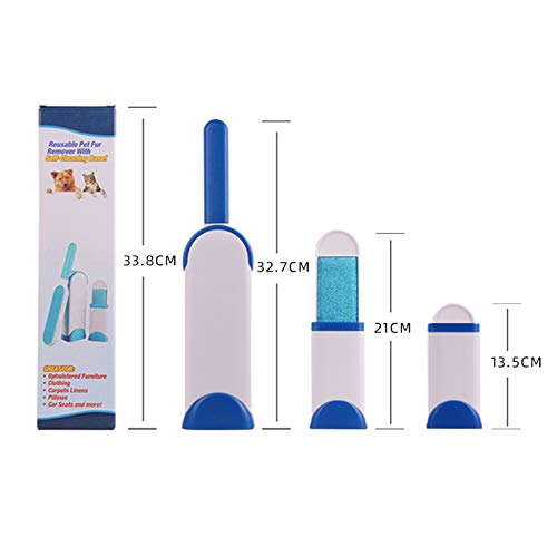 CNBPLS Pet Double Sided Hair Remover, Hair Remover with Self-Clea...