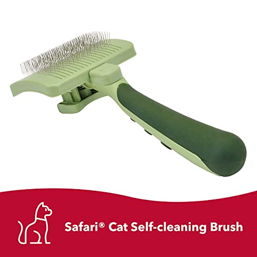 Coastal Pet - Safari - Cat Self-Cleaning Slicker Brush - Cat Groo...