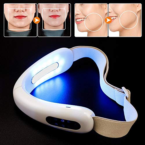 Facial Slimming Strap Chin V-Line Up Lift Belt Machine Red Blue L...