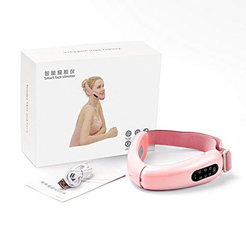 Facial Slimming Strap Chin V-Line Up Lift Belt Machine Red Blue L...