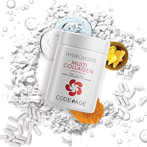 Codeage Multi Collagen Protein + Joint Blend, Astaxanthin, Bromel...