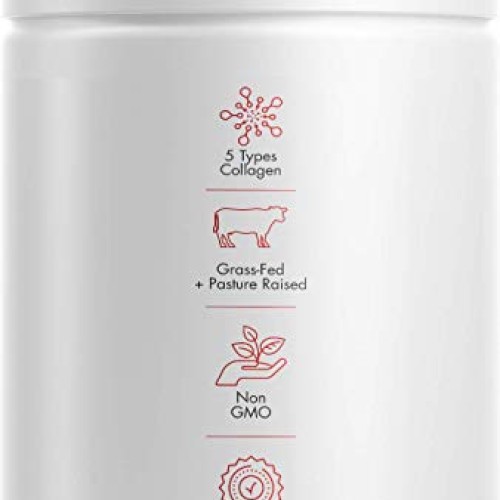 Codeage Multi Collagen Protein + Joint Blend, Astaxanthin, Bromel...