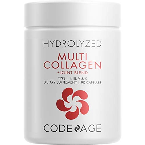 Codeage Multi Collagen Protein + Joint Blend, Astaxanthin, Bromel...