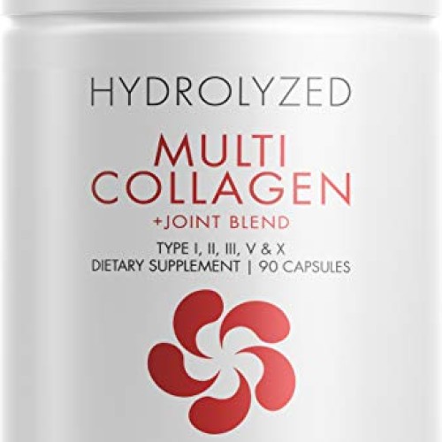 Codeage Multi Collagen Protein + Joint Blend, Astaxanthin, Bromel...