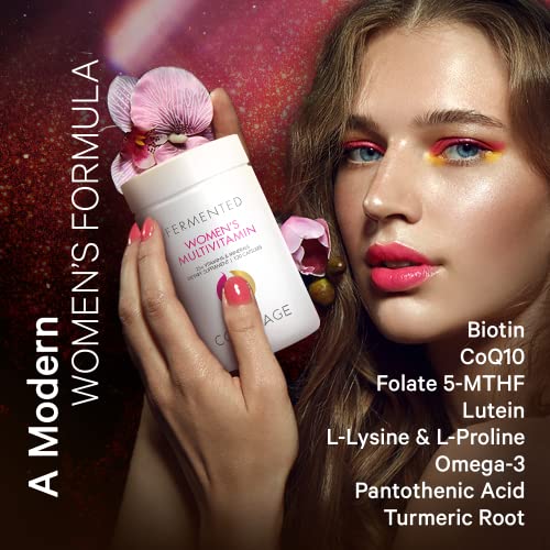 Codeage Women’s Daily Multivitamin, 25+ Vitamins & Minerals, Ferm...
