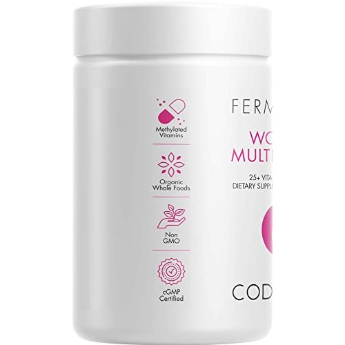 Codeage Women’s Daily Multivitamin, 25+ Vitamins & Minerals, Ferm...