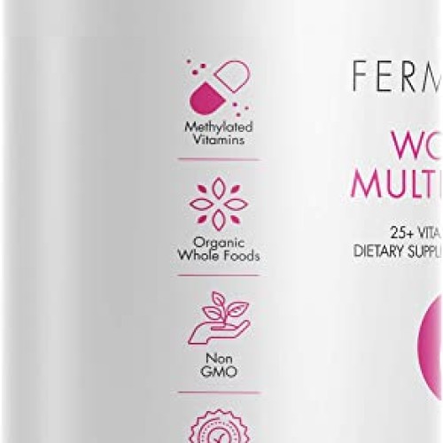 Codeage Women’s Daily Multivitamin, 25+ Vitamins & Minerals, Ferm...