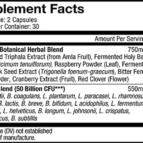 Women’s Probiotics Supplement - 50 Billion CFUs - SBO Probiotics ...