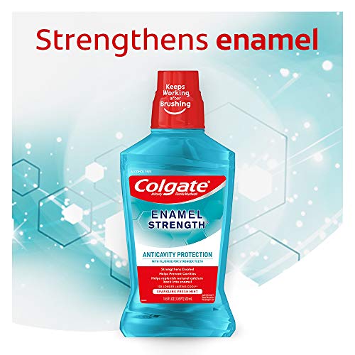 Colgate Enamel Health Anticavity Fluoride Mouthwash, Sparkling Fr...