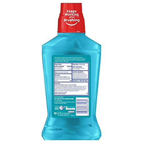 Colgate Enamel Health Anticavity Fluoride Mouthwash, Sparkling Fr...