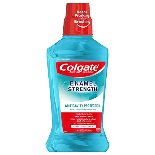 Colgate Enamel Health Anticavity Fluoride Mouthwash, Sparkling Fr...