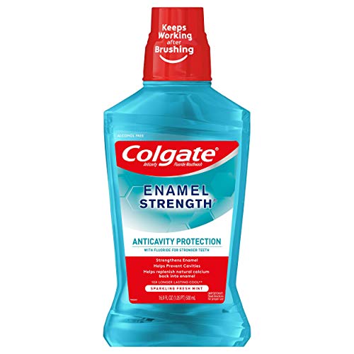 Colgate Enamel Health Anticavity Fluoride Mouthwash, Sparkling Fr...