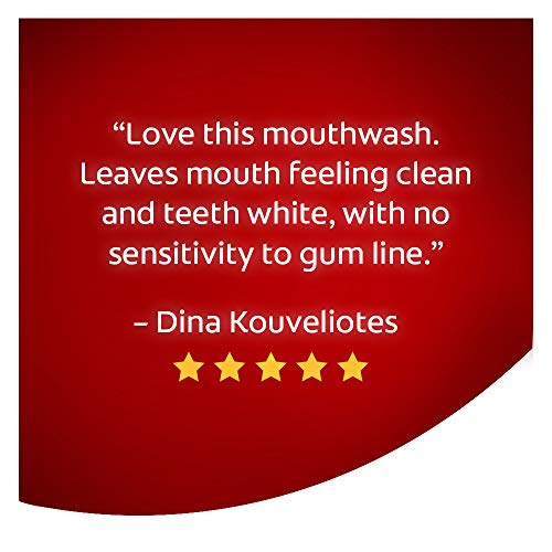 Colgate Optic White Alcohol Free Whitening Mouthwash, 2% Hydrogen...